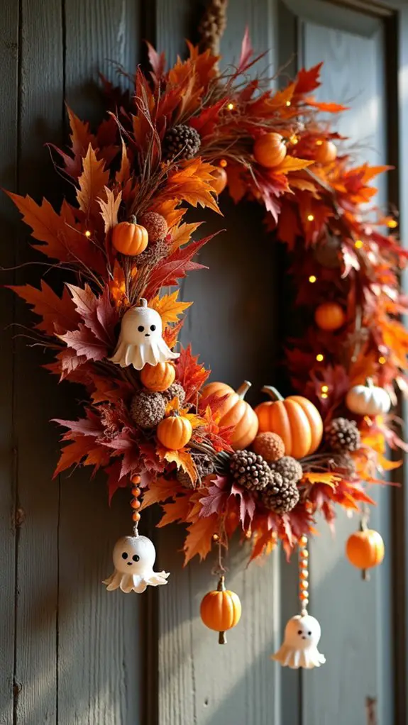 enchanting autumn door decor