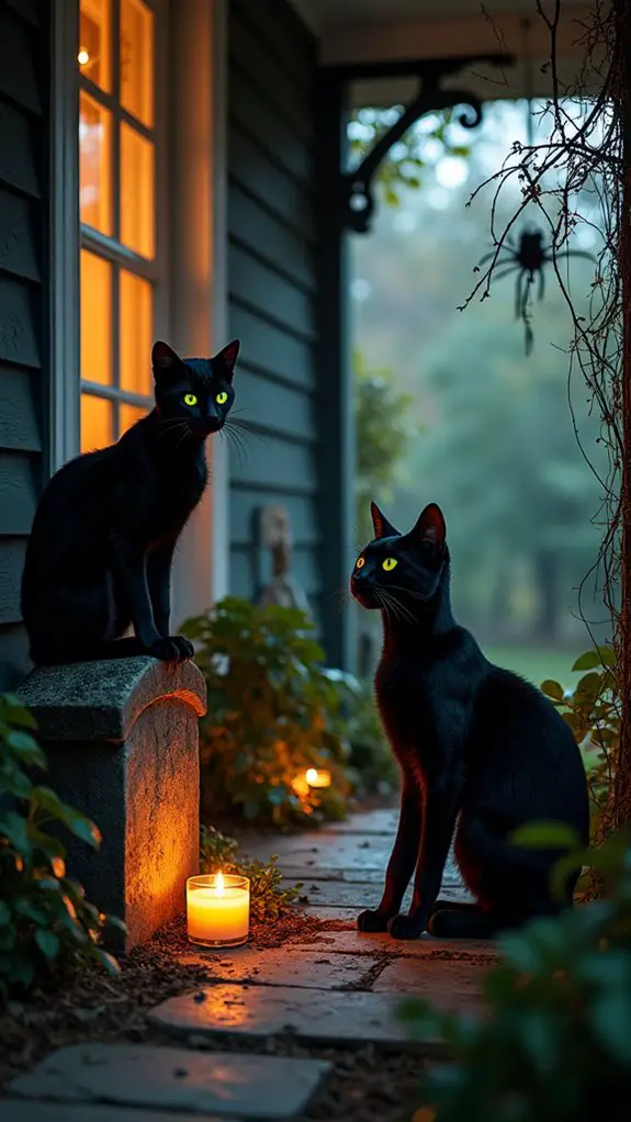 enchanting black cat decor
