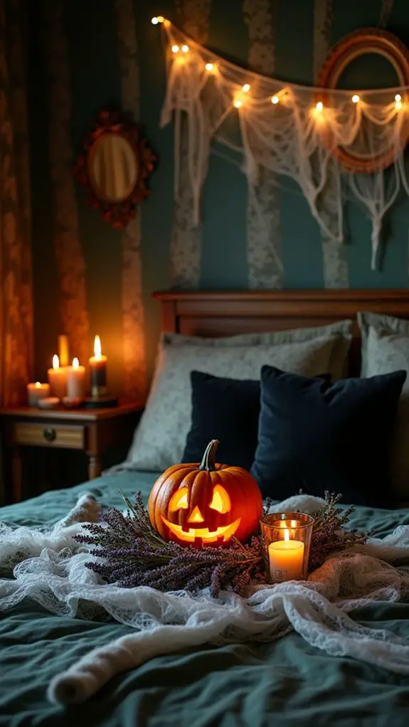 enchanting halloween bedroom decor