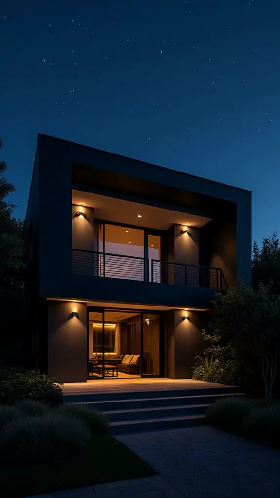 enchanting nighttime lighting display