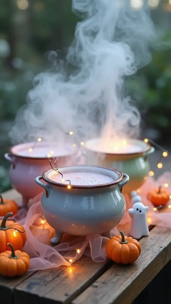enchanting pastel halloween decor