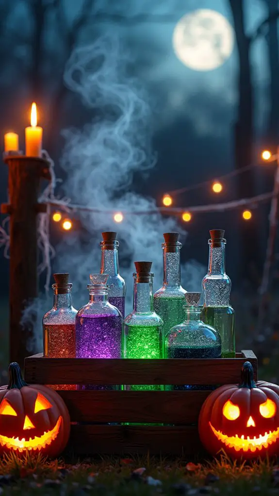 enchanting potion bottle display