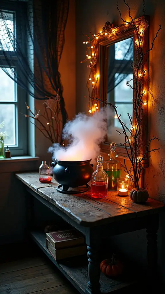 enchanting witch s corner setup