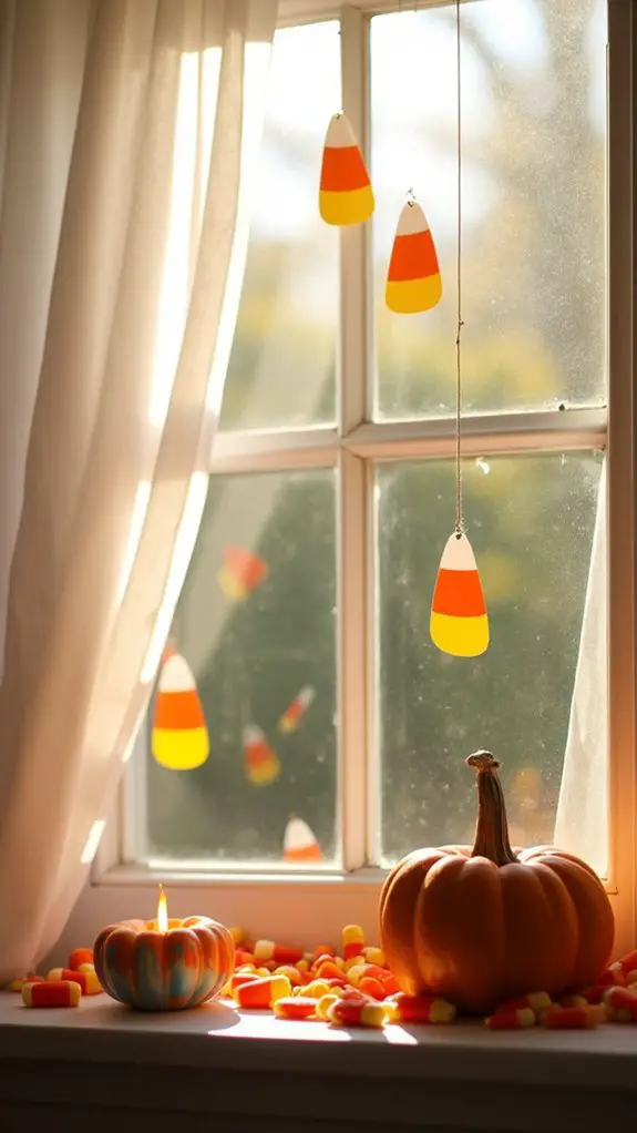 festive candy corn decorations