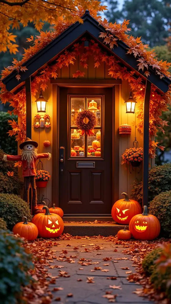 festive candy station setup