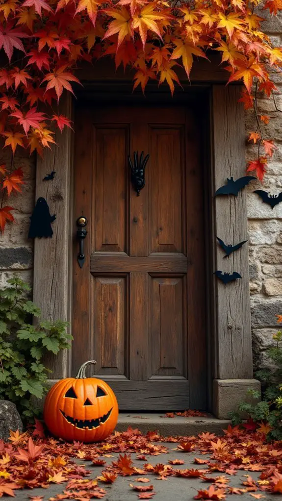 festive fall door decorations