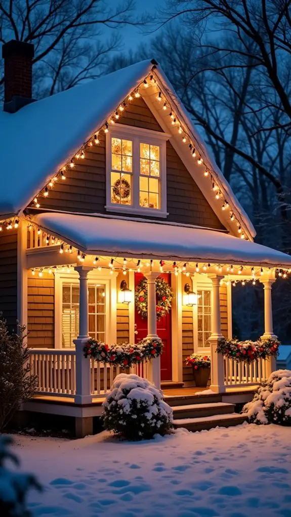 festive holiday lighting decorations