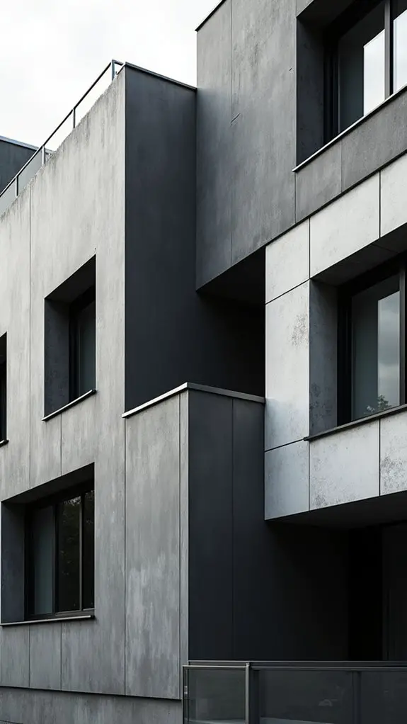 geometric design enhances exteriors