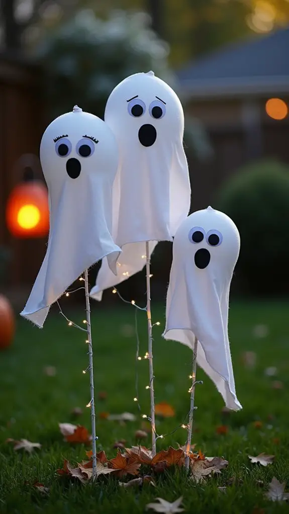 ghostly balloons for halloween