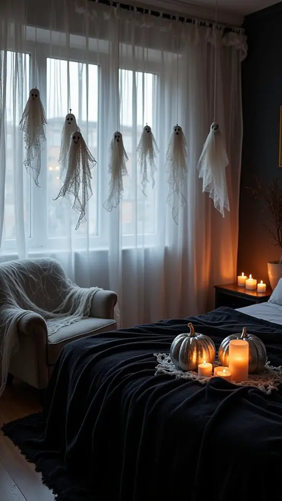 ghostly cozy bedroom decor