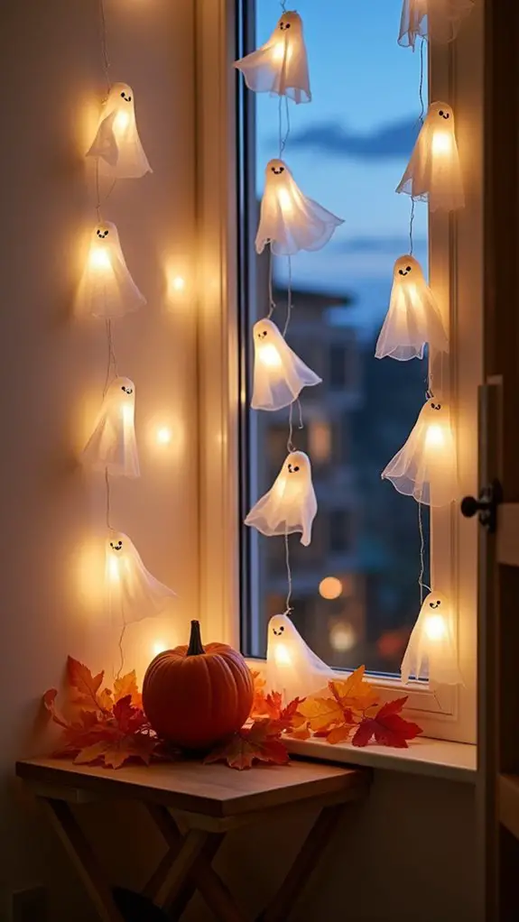 ghostly garlands for halloween