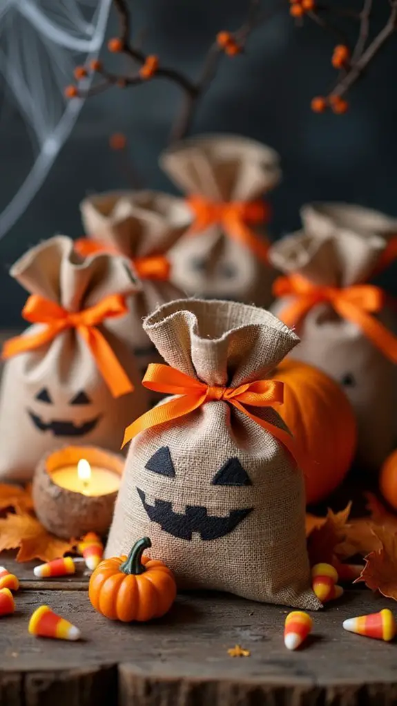 ghoulish treat bags creation