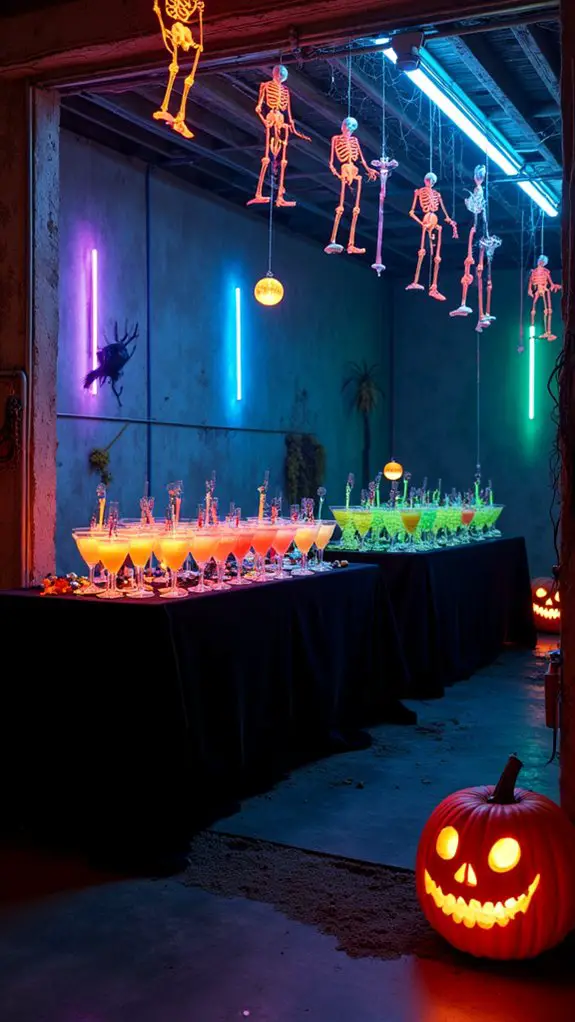 glow in the dark party decorations