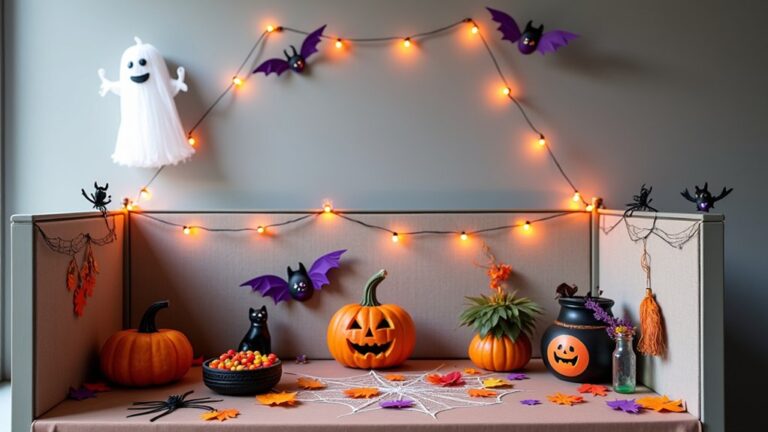 halloween office cubicle decorations