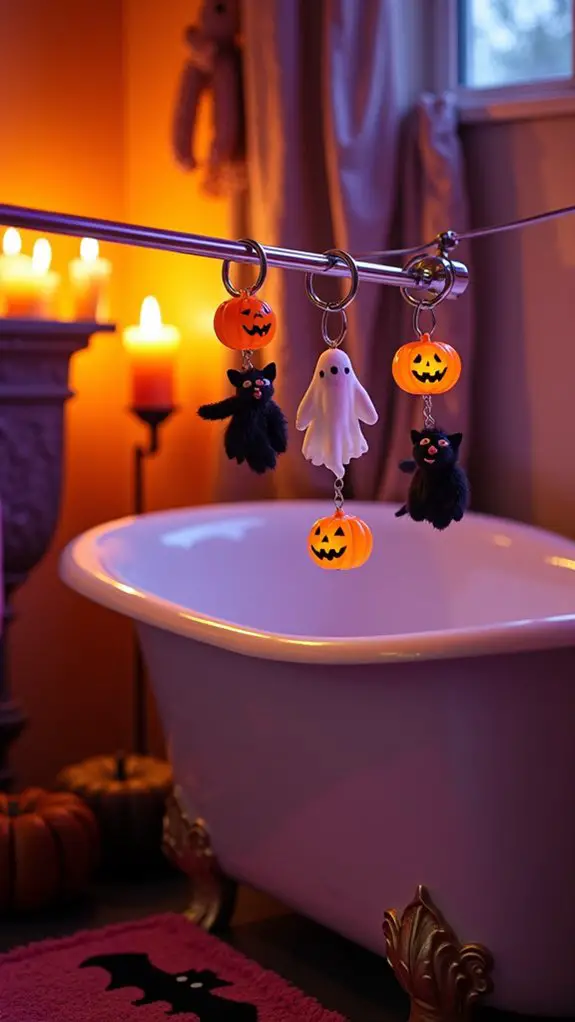halloween shower hooks fun