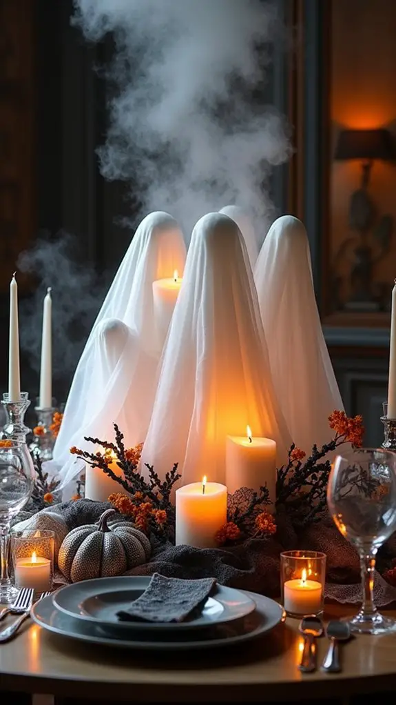 haunted dining experience decor