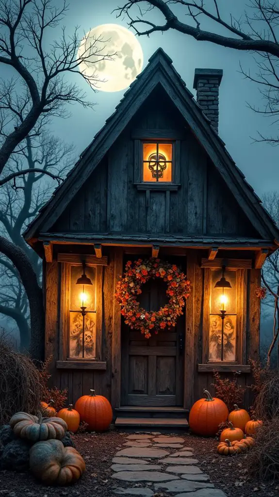 haunting halloween wall decor