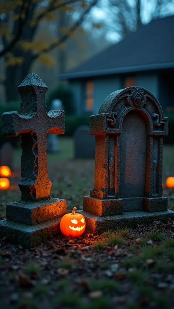 haunting headstones with sound