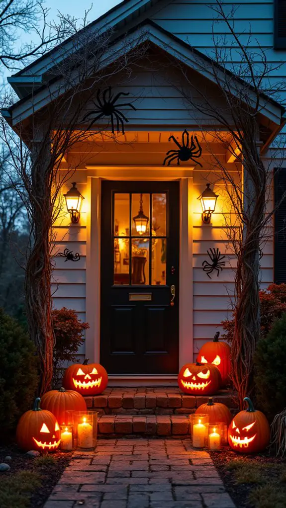 haunting porch halloween decorations