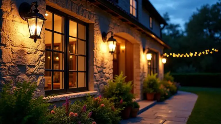 illuminated curb appeal ideas