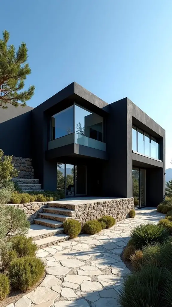 imposing modern fortress design
