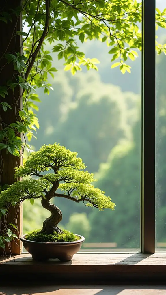 indoor miniature tree oasis