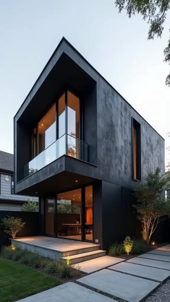 industrial elegance with greenery