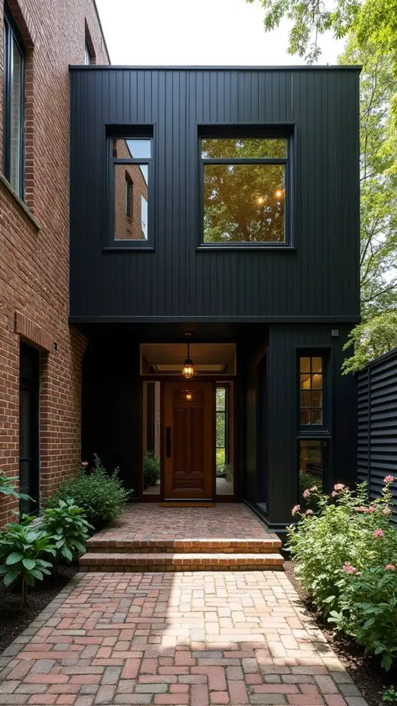 innovative dark brick oasis
