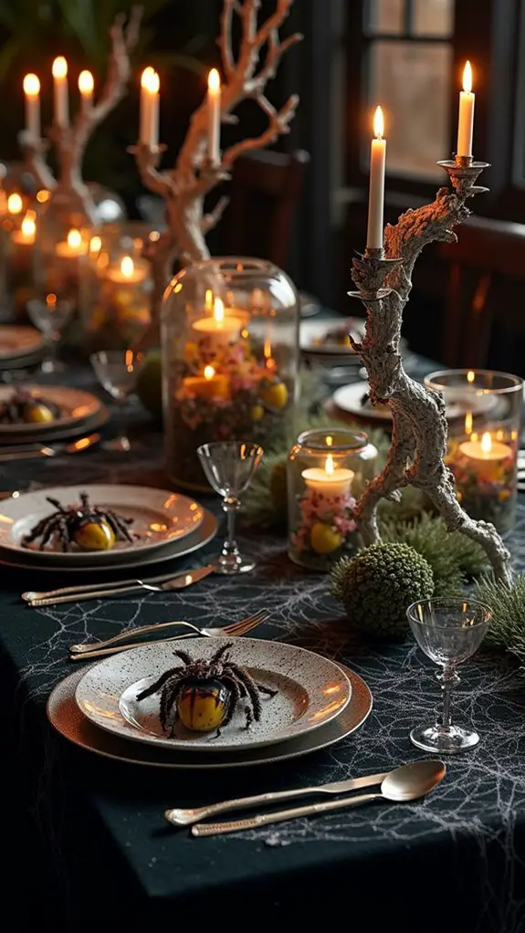 insect inspired halloween decor