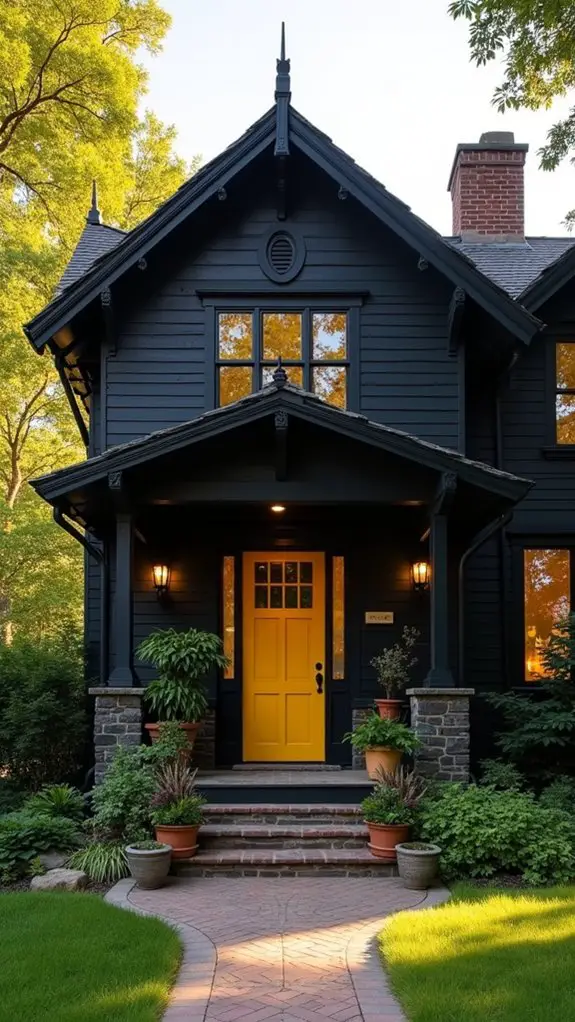 inviting front door hues