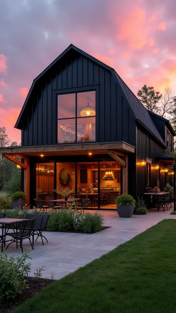 inviting industrial outdoor design