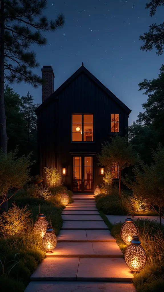 lanterns enhance outdoor ambiance