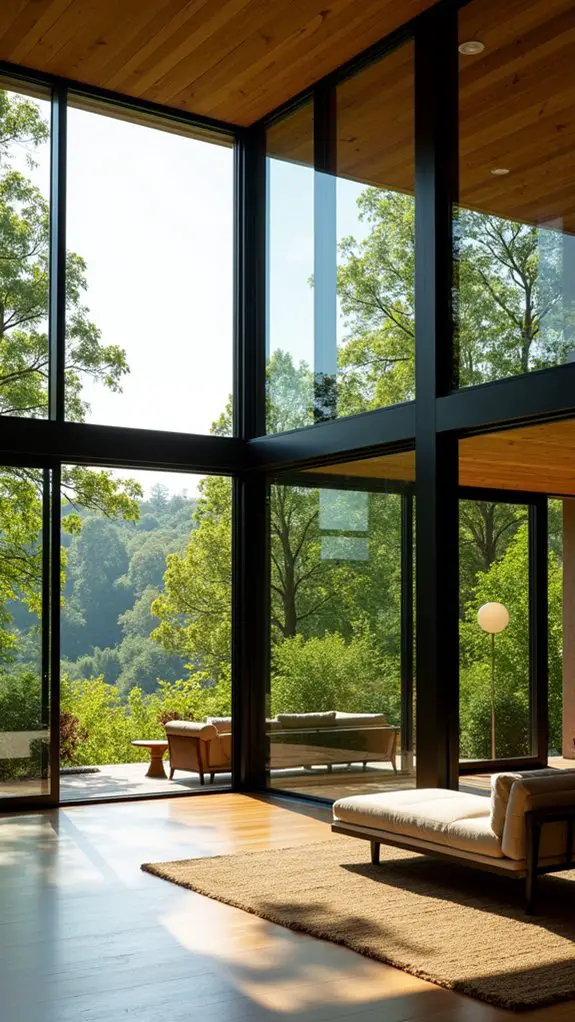 large corner windows enhance