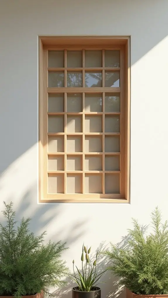 lattice windows enhance tradition
