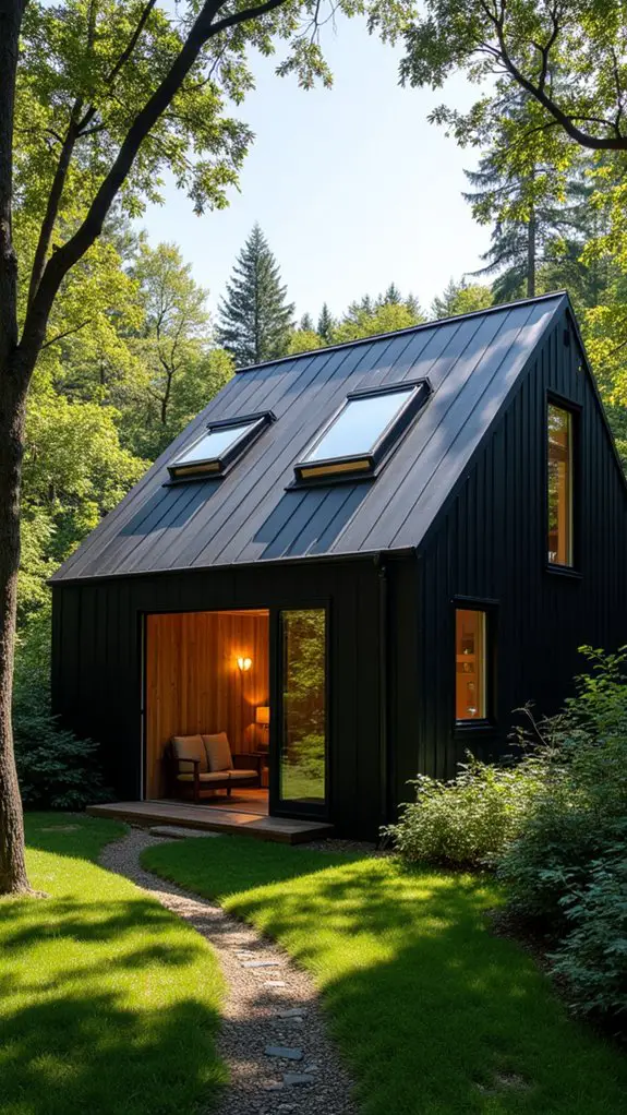 light filled mountain retreat