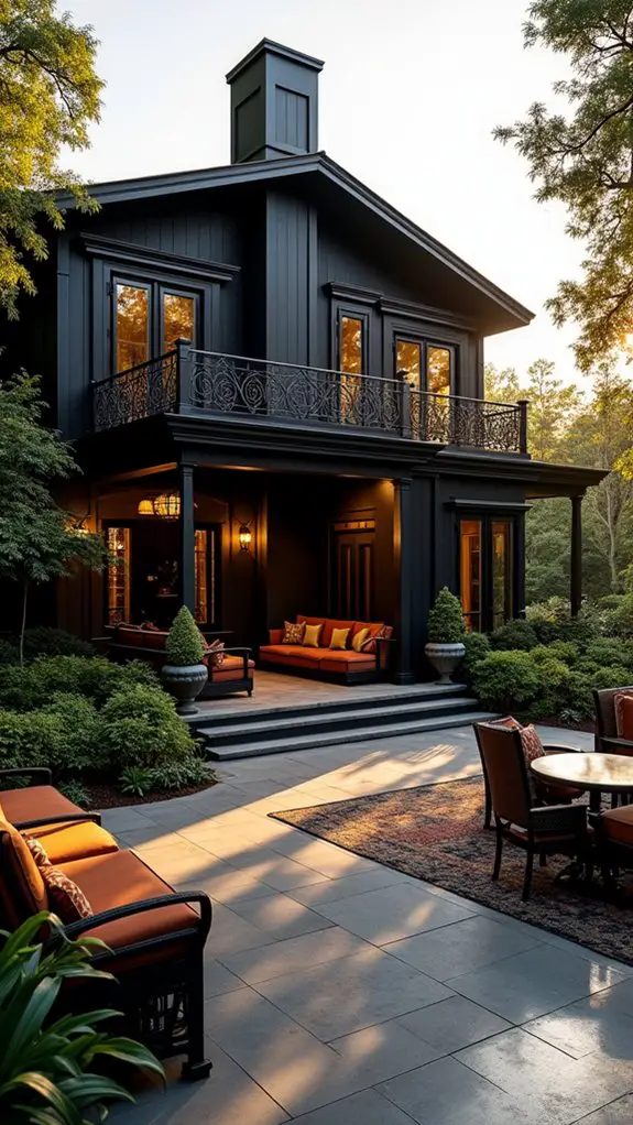 luxury outdoor living space