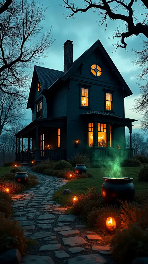 magical halloween cauldron decorations