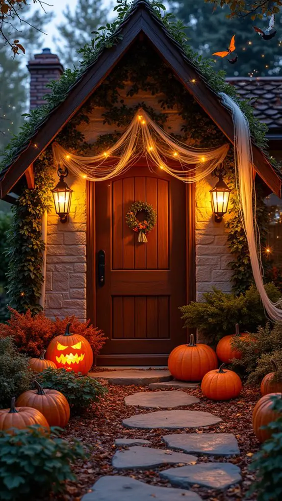 magical halloween entryway transformation