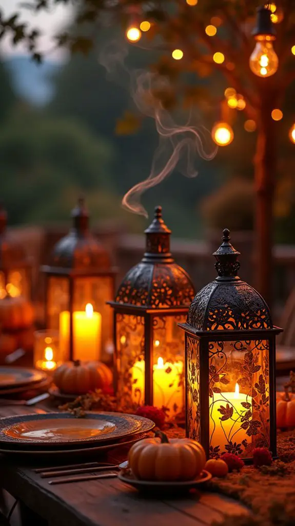 magical halloween lantern decor