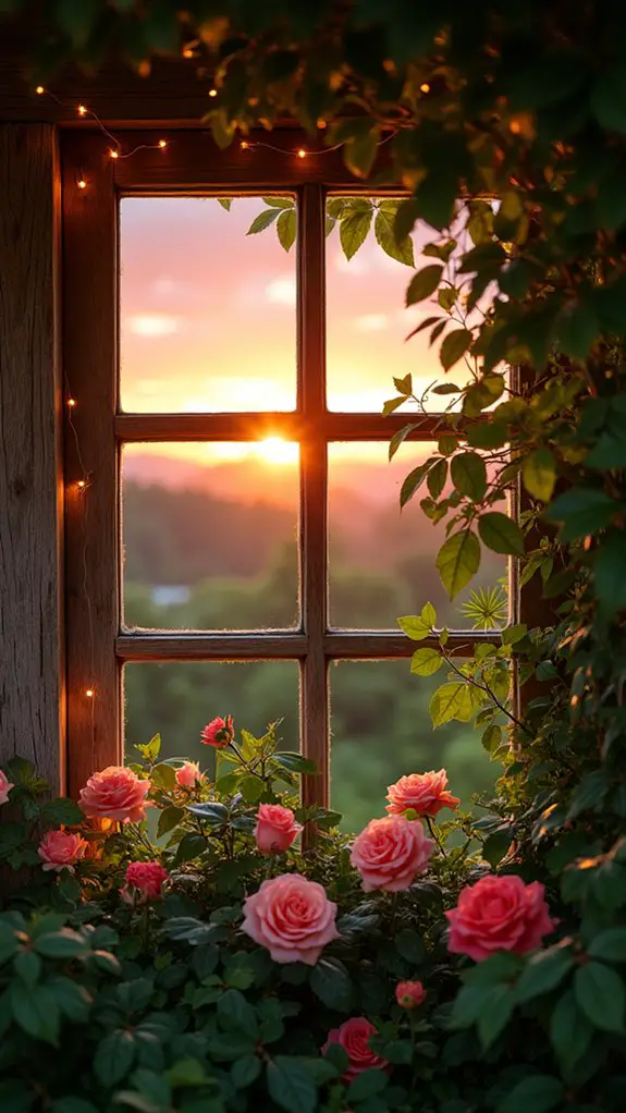 magical outdoor ambiance creation