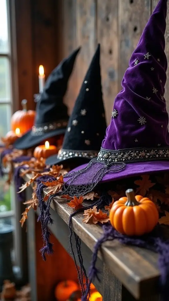 magical witch hat decor