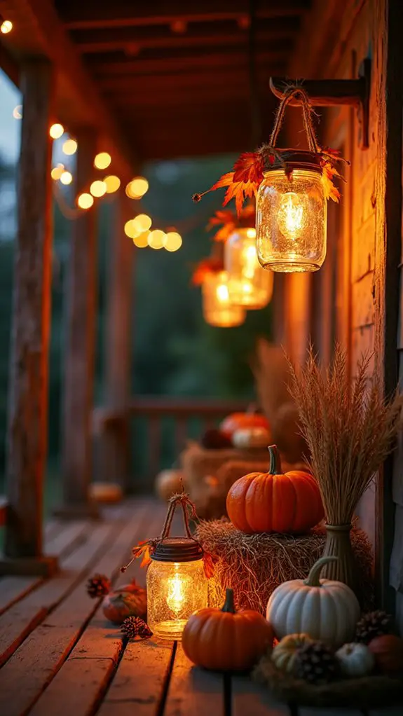 mason jar lantern ambiance
