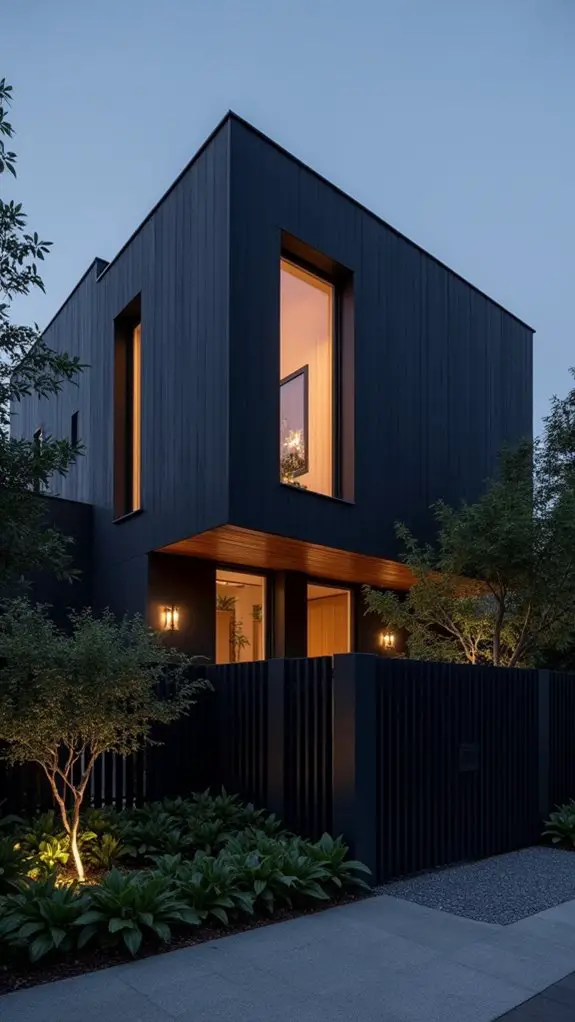 midnight grey and black elegance