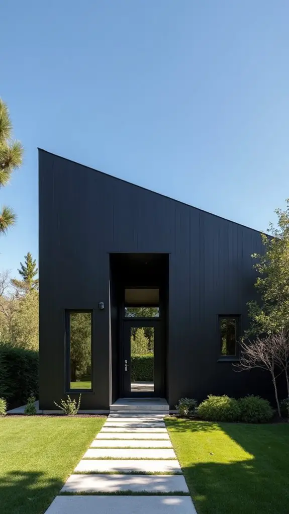 minimalist black mid century elegance