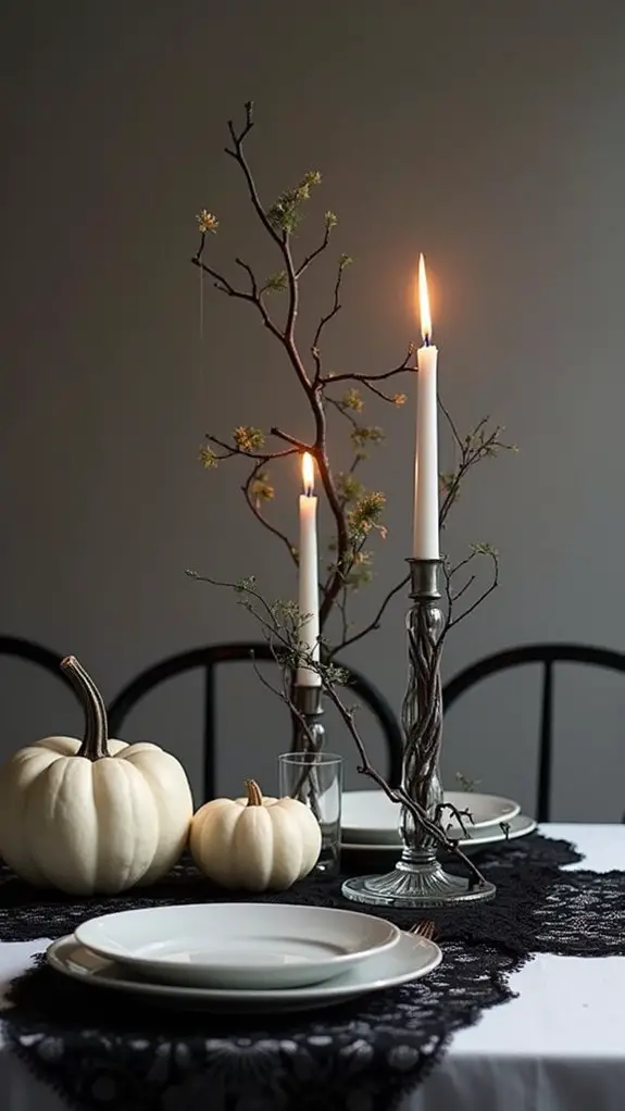 minimalistic halloween decor ideas