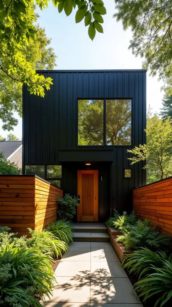 modern black cedar retreat