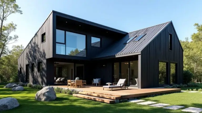 18 Black House Exterior With Metal Roof That Looks Modern modern black house exterior