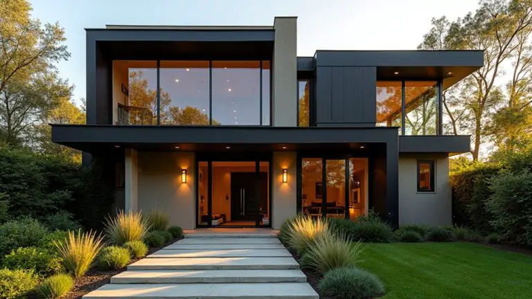 modern black window designs