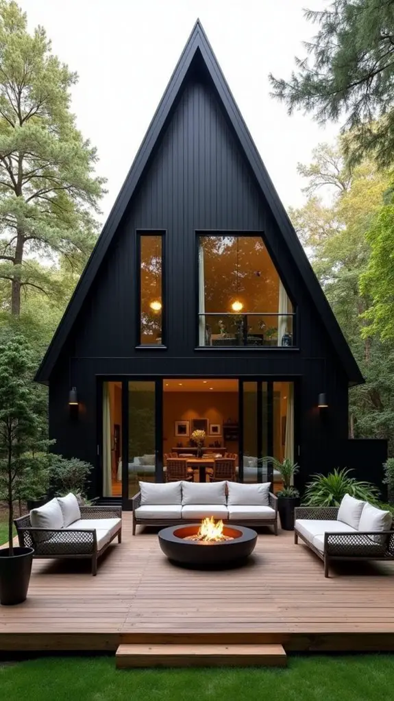 modern design spacious deck