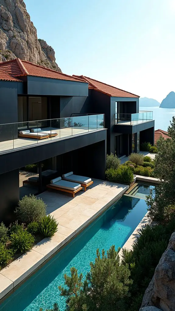 modern elegance by sea